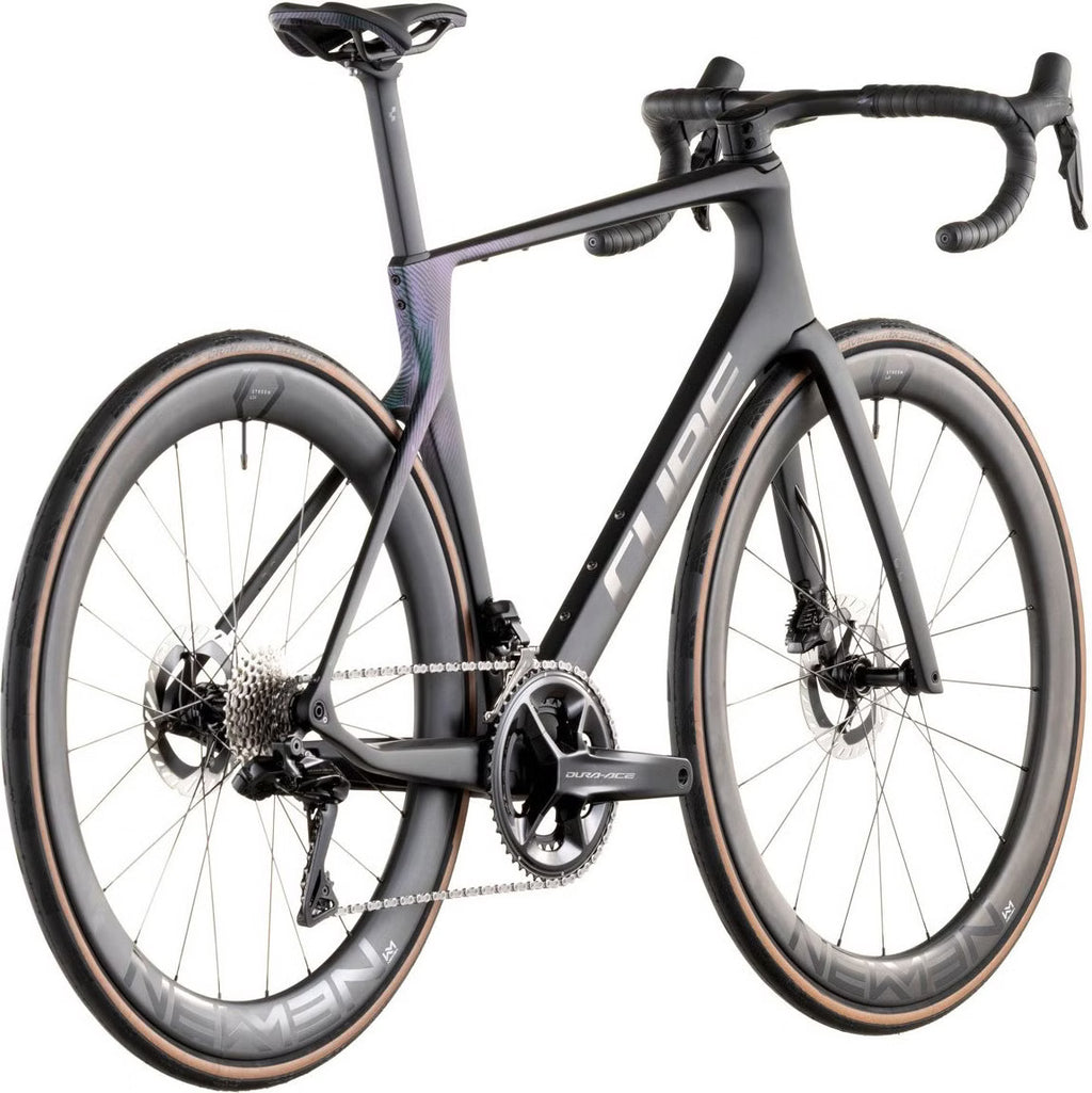 Vélo de Route Cube Agree C:62 SLT Shimano Dura-Ace Di2 12V 700 mm Noir Vert Irisé 2026