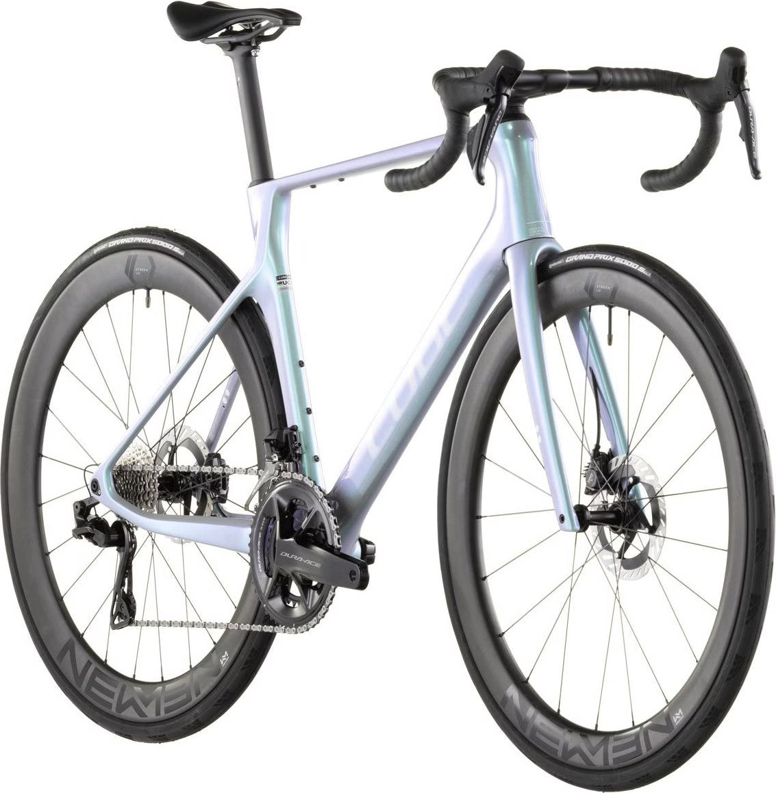 Vélo de Route Cube Agree C:62 SLT Shimano Dura-Ace Di2 12V 700 mm Vert Bleu Fusion 2026