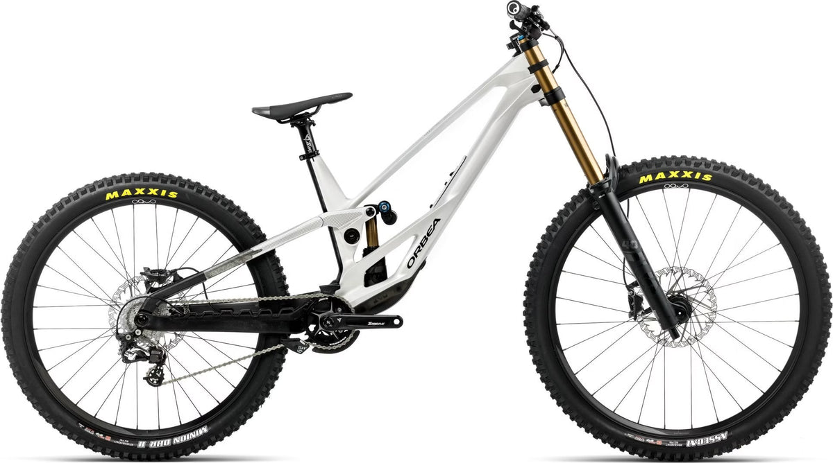 VTT Tout-Suspendu Orbea Rallon DH 450 D-LTD – Shimano Saint 10V, Fox 40 Factory 203mm, MX 29/27.5'' Blanc Chic / Noir Diamond 2026
