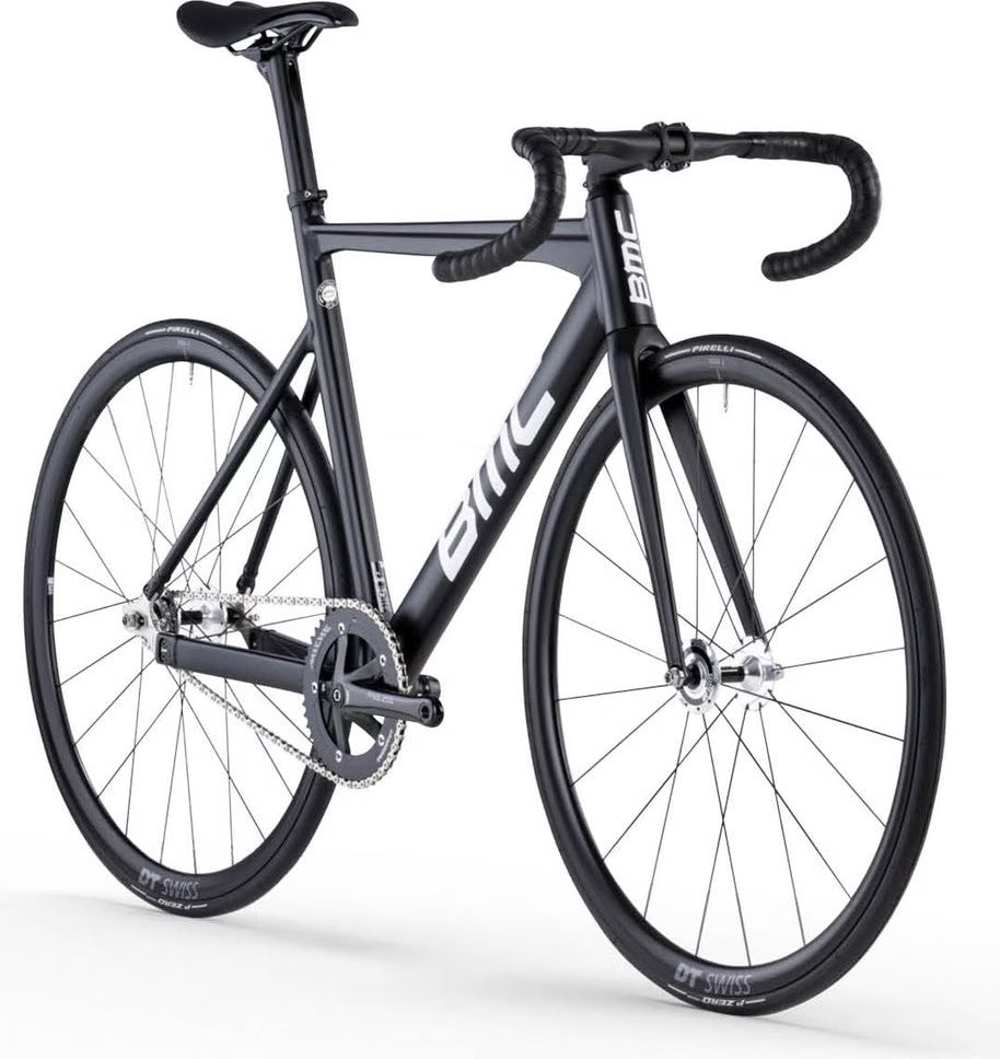 Vélo de Piste BMC Trackmachine AL One Fixie 700mm Noir/Blanc 2026