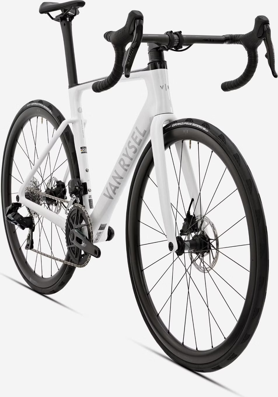 Vélo de Route Van Rysel RCR Sram Rival AXS 12V 700mm Blanc