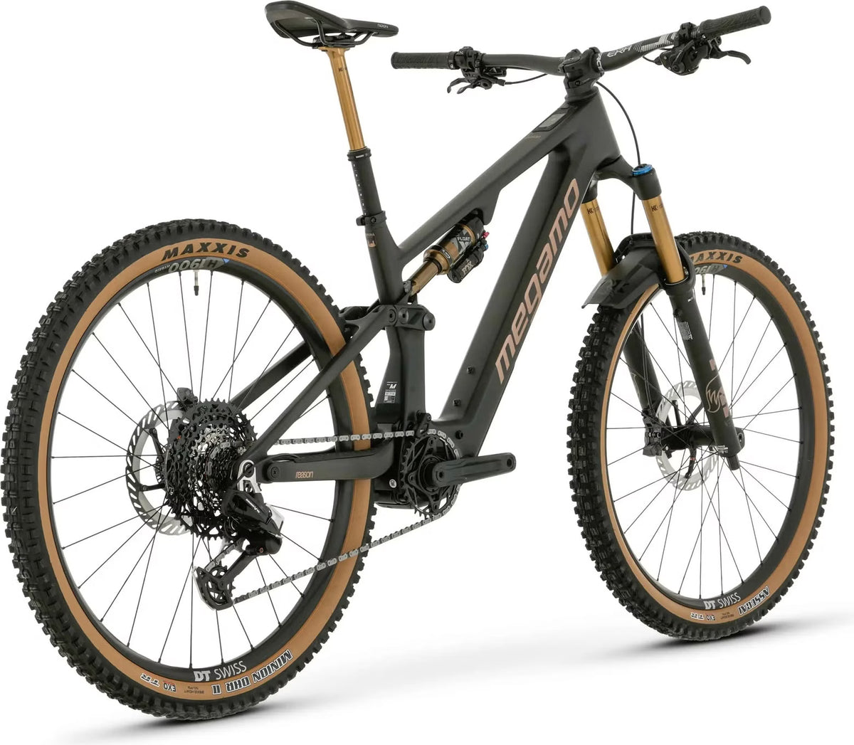 VTT Électrique Tout-Suspendu Megamo Reason CRB 03 – DJI Avinox M1 120Nm, 800Wh, Sram Eagle 12V 29'' Noir 2026