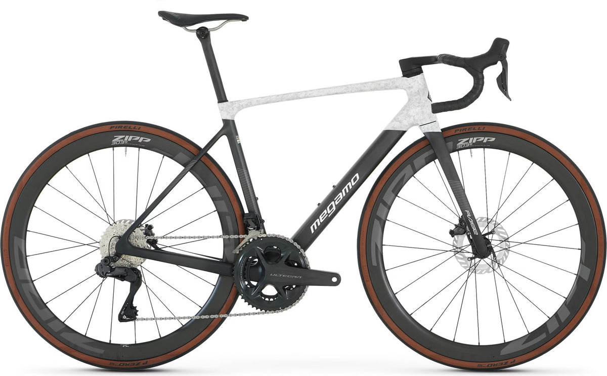 Vélo de Route Megamo Raise 05 CW Shimano Ultegra Di2 12V 700 mm Noir/Gris/Blanc 2026