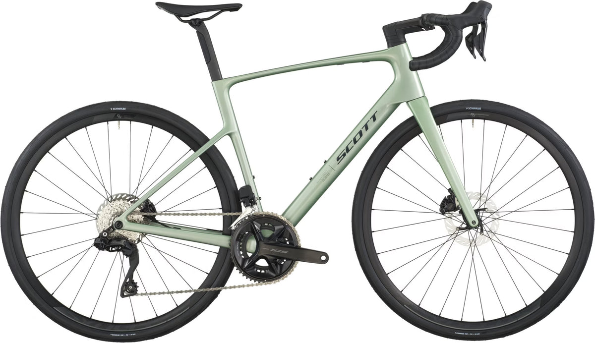 Vélo de Route Scott Addict 40 Shimano 105 Di2 12V 700 mm Vert 2026