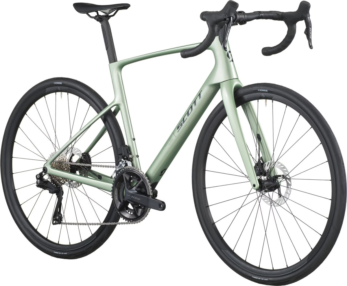 Vélo de Route Scott Addict 40 Shimano 105 Di2 12V 700 mm Vert 2026