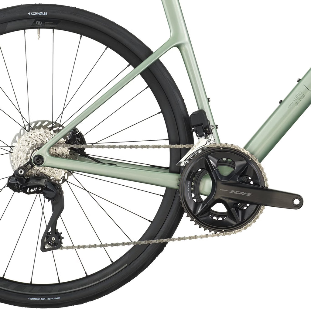Vélo de Route Scott Addict 40 Shimano 105 Di2 12V 700 mm Vert 2026