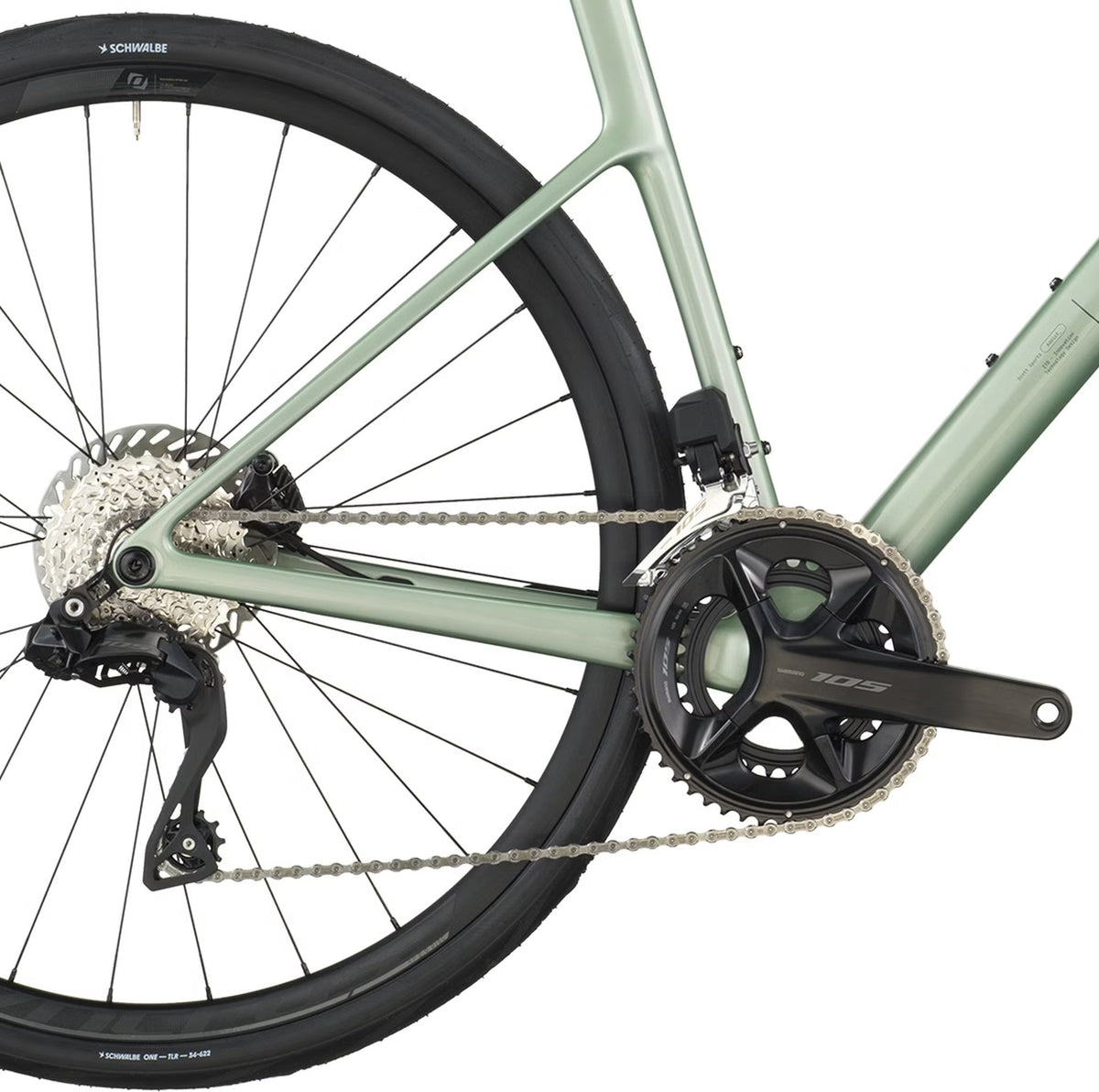 Vélo de Route Scott Addict 40 Shimano 105 Di2 12V 700 mm Vert 2026
