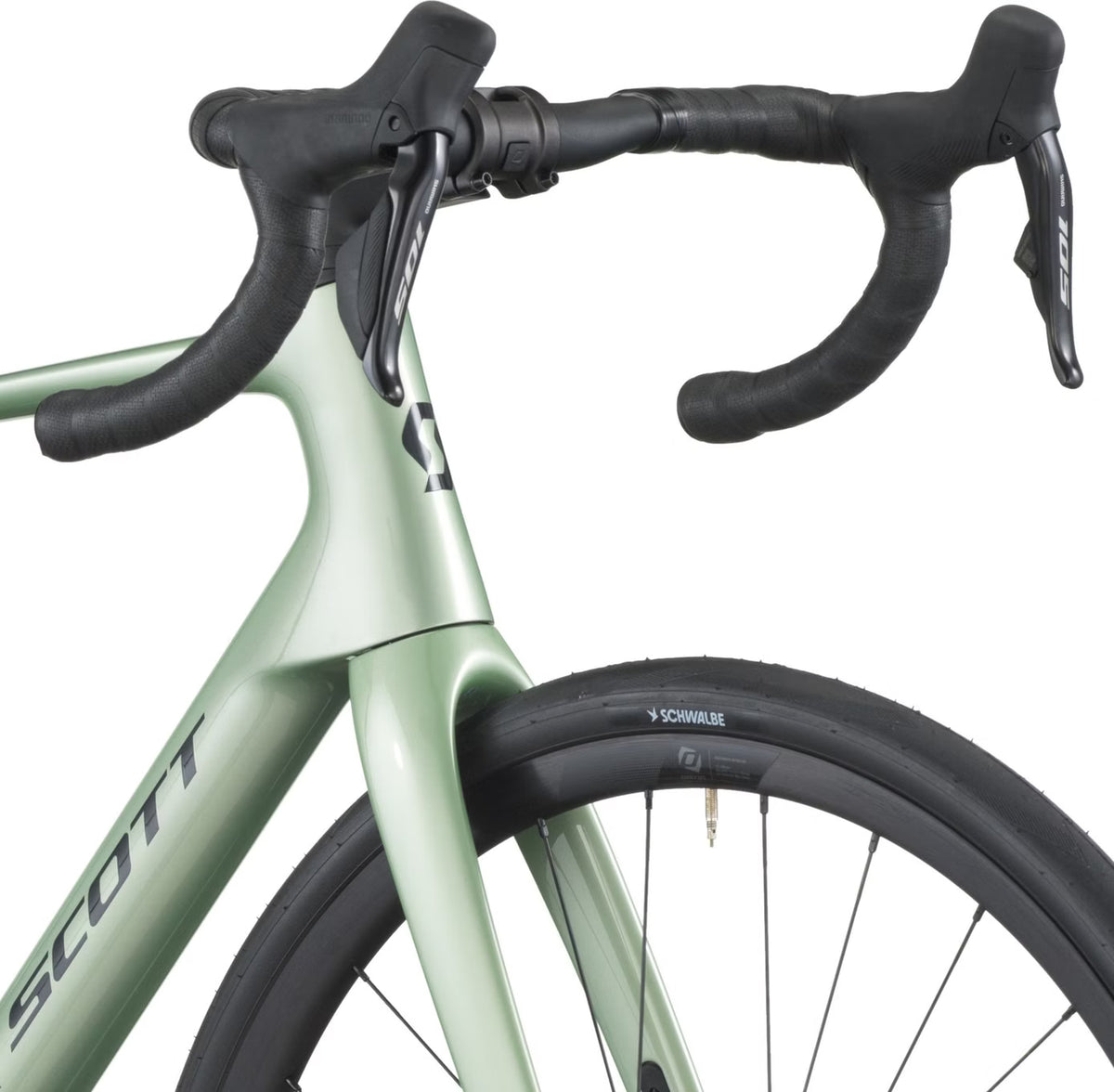 Vélo de Route Scott Addict 40 Shimano 105 Di2 12V 700 mm Vert 2026