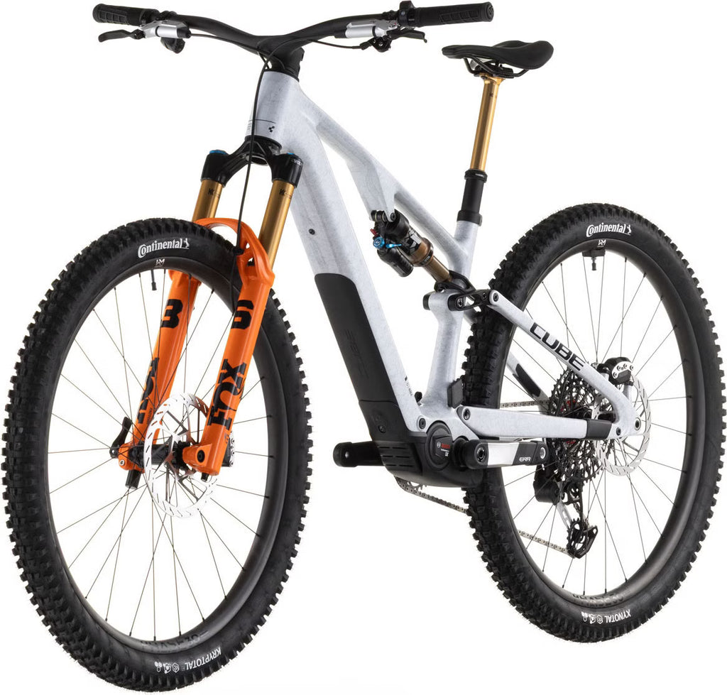 Cube AMS Hybrid One44 C:68X Super TM 400X 29'' VTT Électrique Tout-Suspendu SRAM AXS 12V Bosch 60 Nm 400 Wh Gris Fog Fibre 2026