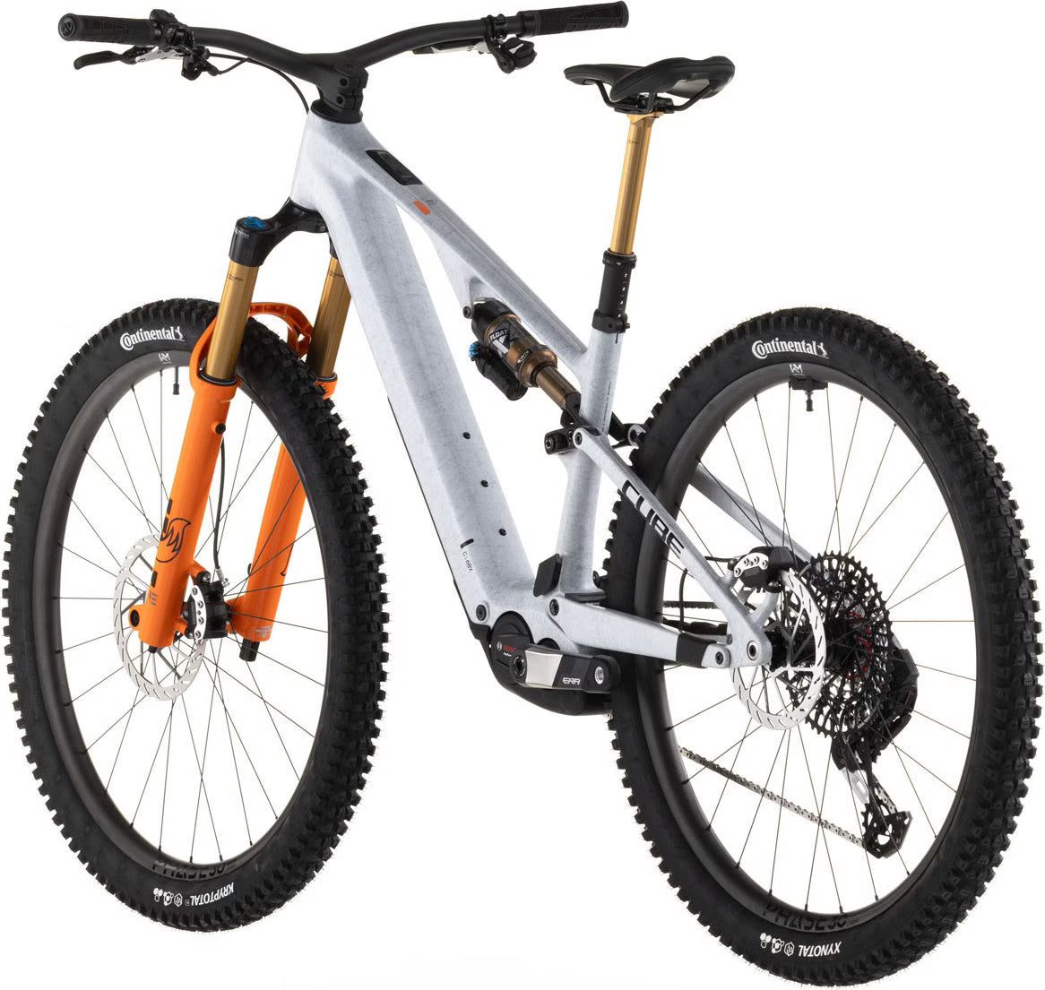Cube AMS Hybrid One44 C:68X Super TM 400X 29'' VTT Électrique Tout-Suspendu SRAM AXS 12V Bosch 60 Nm 400 Wh Gris Fog Fibre 2026
