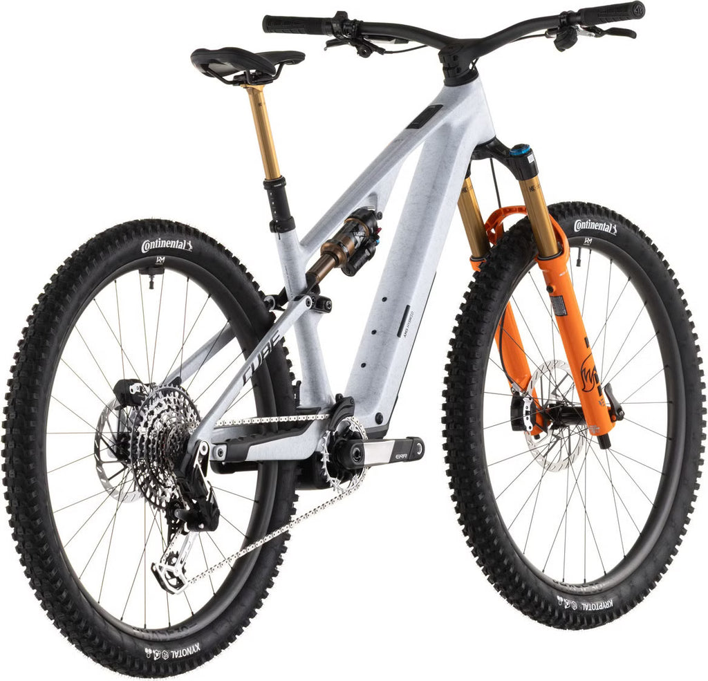Cube AMS Hybrid One44 C:68X Super TM 400X 29'' VTT Électrique Tout-Suspendu SRAM AXS 12V Bosch 60 Nm 400 Wh Gris Fog Fibre 2026