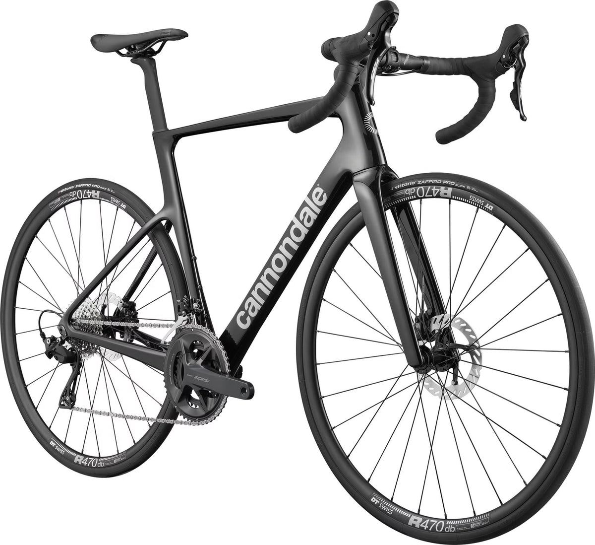 Vélo de Route Cannondale SuperSix Evo 6 Shimano 105 12V 700 mm Noir