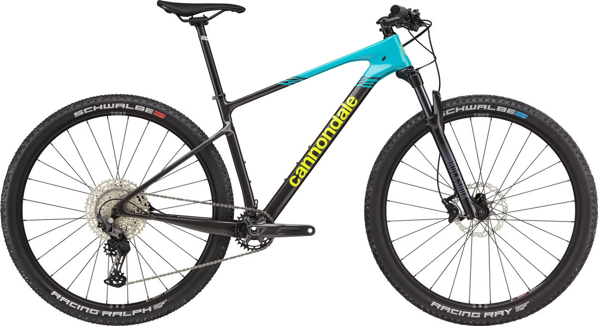 VTT Semi-Rigide Cannondale Scalpel HT Carbon 3 Shimano 12V 29'' Bleu/Noir/Jaune