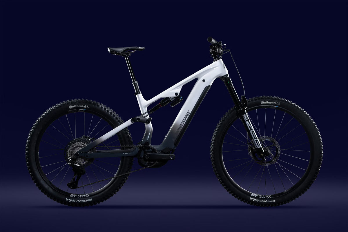 Lapierre Overvolt AM CF 10.8 – VTT Électrique Carbone Bosch 800Wh 120 Nm Shimano XTR 12v MX 29/27.5" – Blanc/Gris 2026 – Taille S