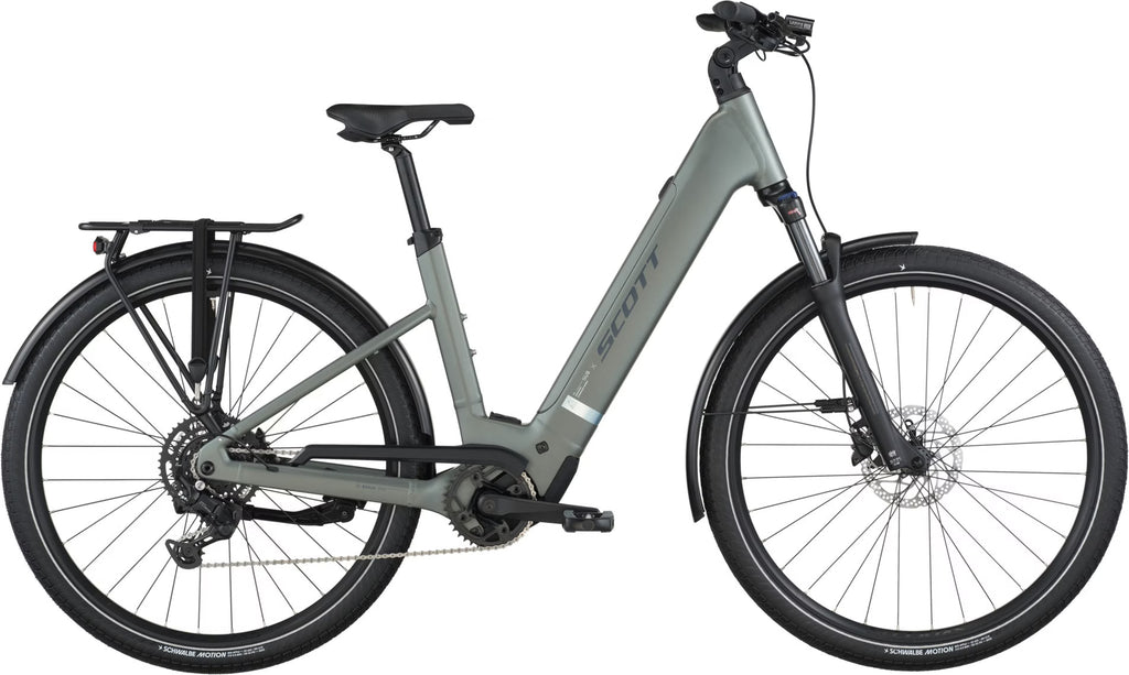 Vélo de Ville Électrique Scott Sub Sport 30 Wave Shimano Cues 9V 540Wh 700mm Vert 2026