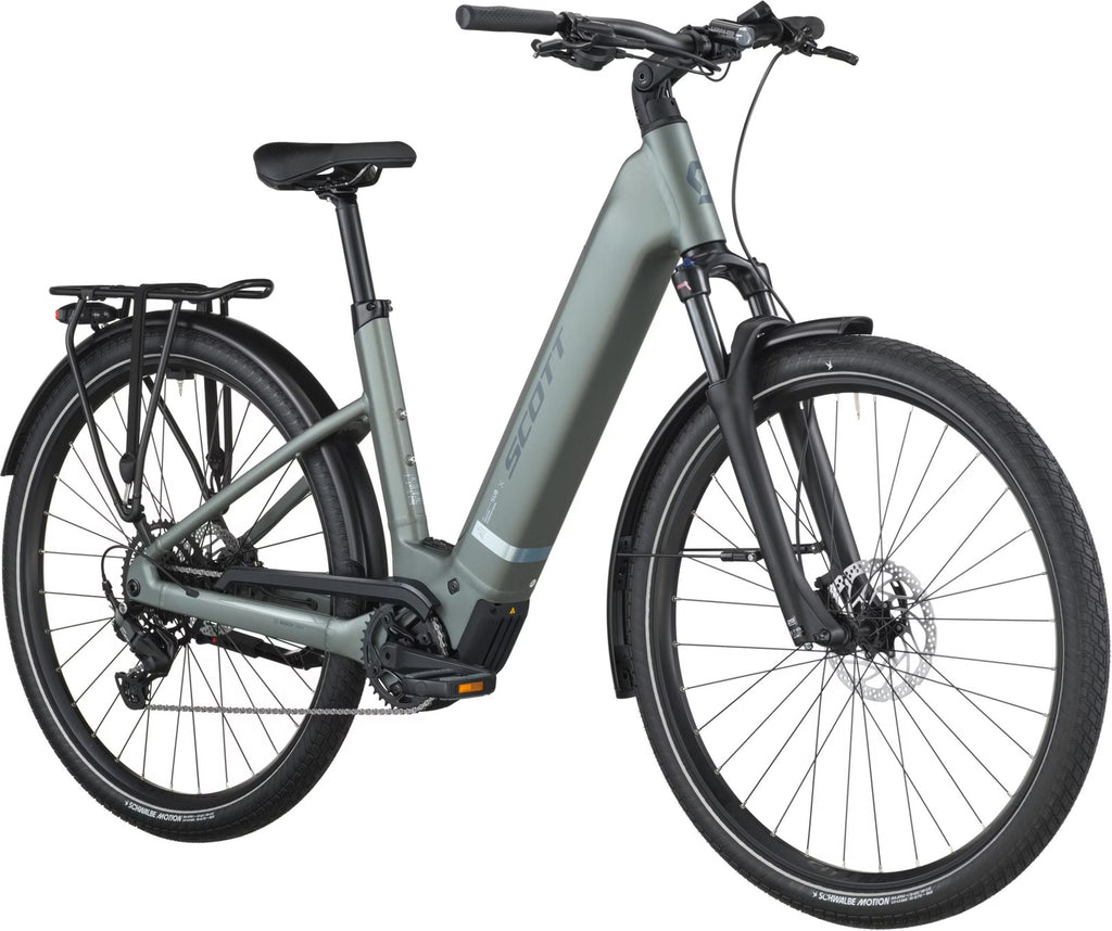 Vélo de Ville Électrique Scott Sub Sport 30 Wave Shimano Cues 9V 540Wh 700mm Vert 2026