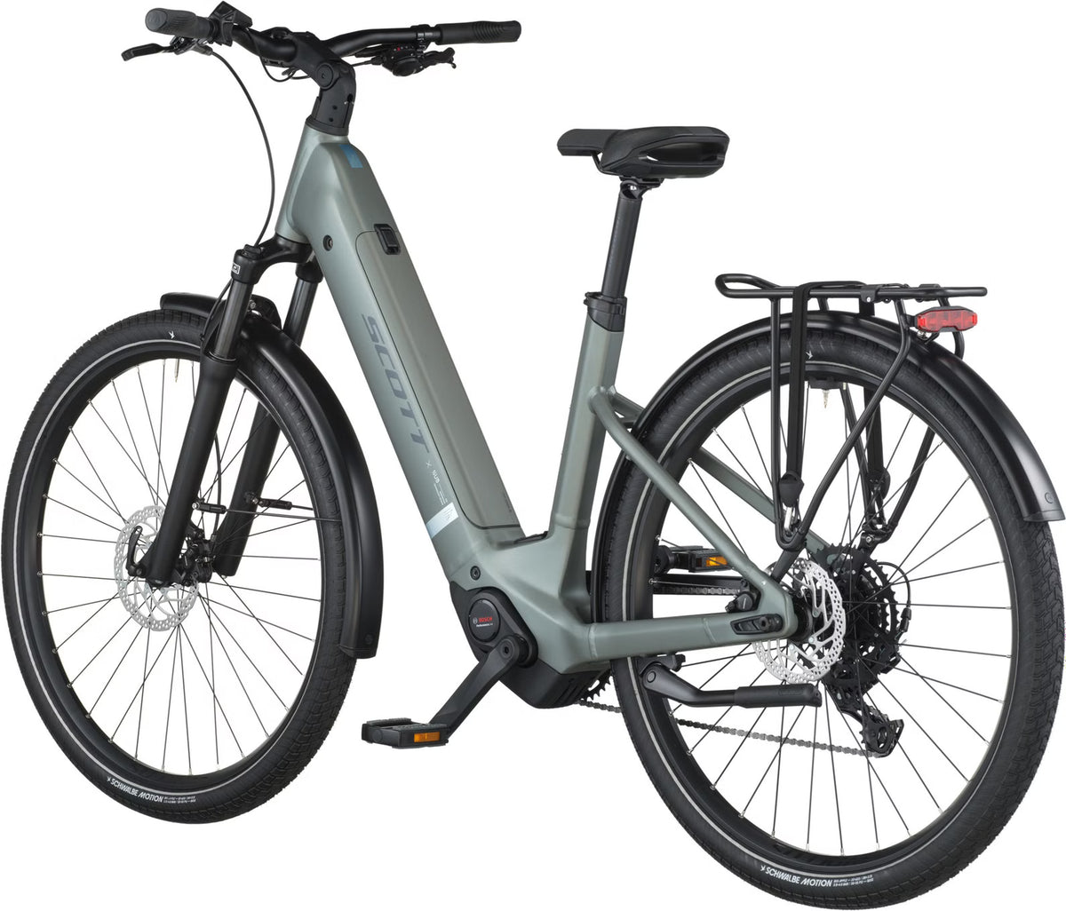 Vélo de Ville Électrique Scott Sub Sport 30 Wave Shimano Cues 9V 540Wh 700mm Vert 2026