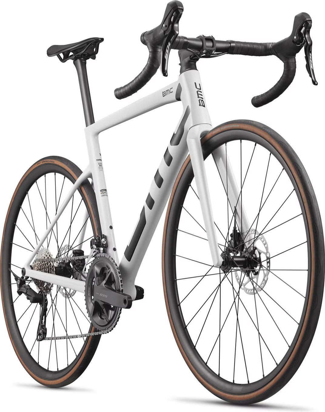 Vélo de Route BMC Teammachine SLR Three Shimano 105 12V 700 mm Blanc/Noir 2027