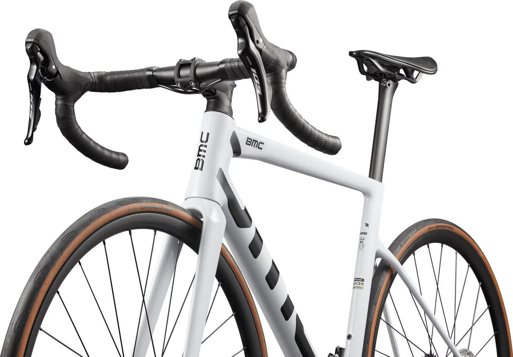 Vélo de Route BMC Teammachine SLR Three Shimano 105 12V 700 mm Blanc/Noir 2027