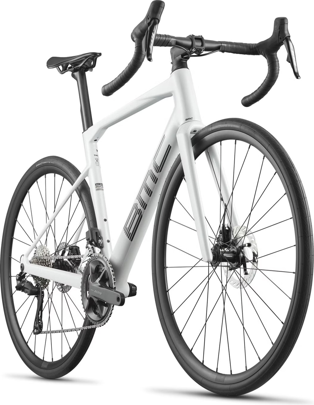 Vélo de Route BMC Roadmachine Two Shimano 105 Di2 12V 700 mm Blanc 2027
