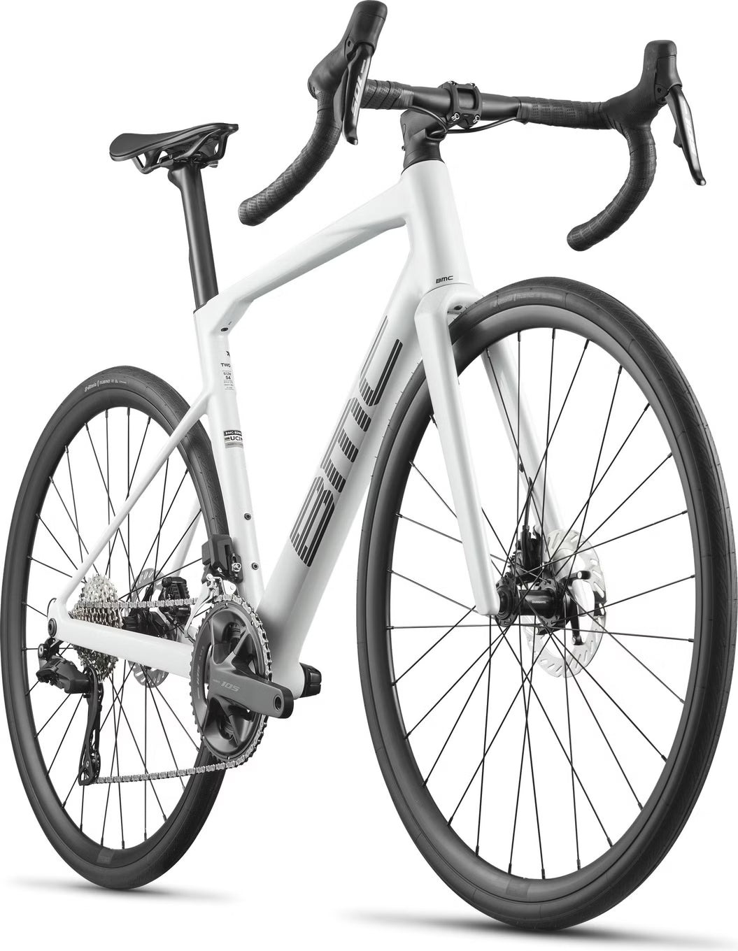Vélo de Route BMC Roadmachine Two Shimano 105 Di2 12V 700 mm Blanc 2027