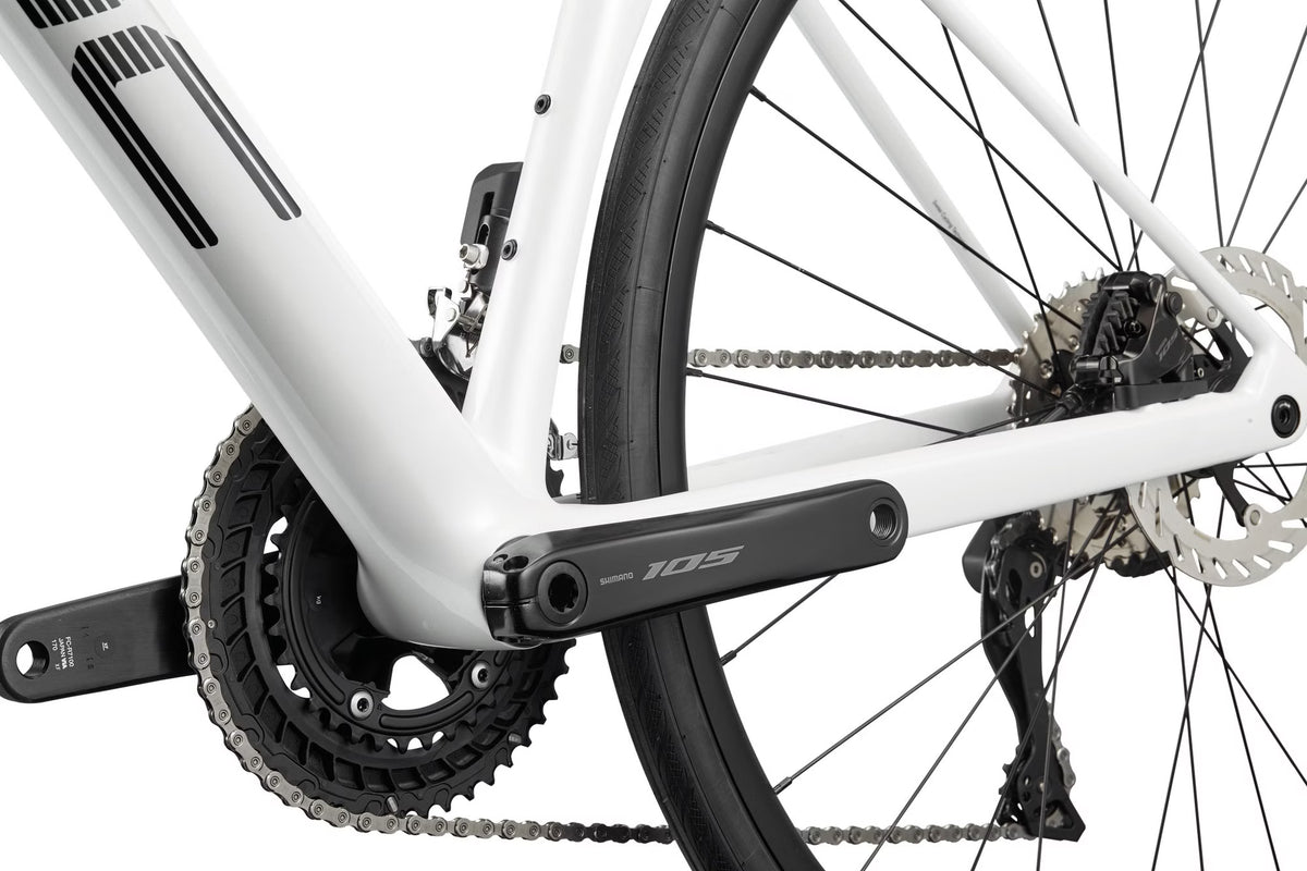 Vélo de Route BMC Roadmachine Two Shimano 105 Di2 12V 700 mm Blanc 2027