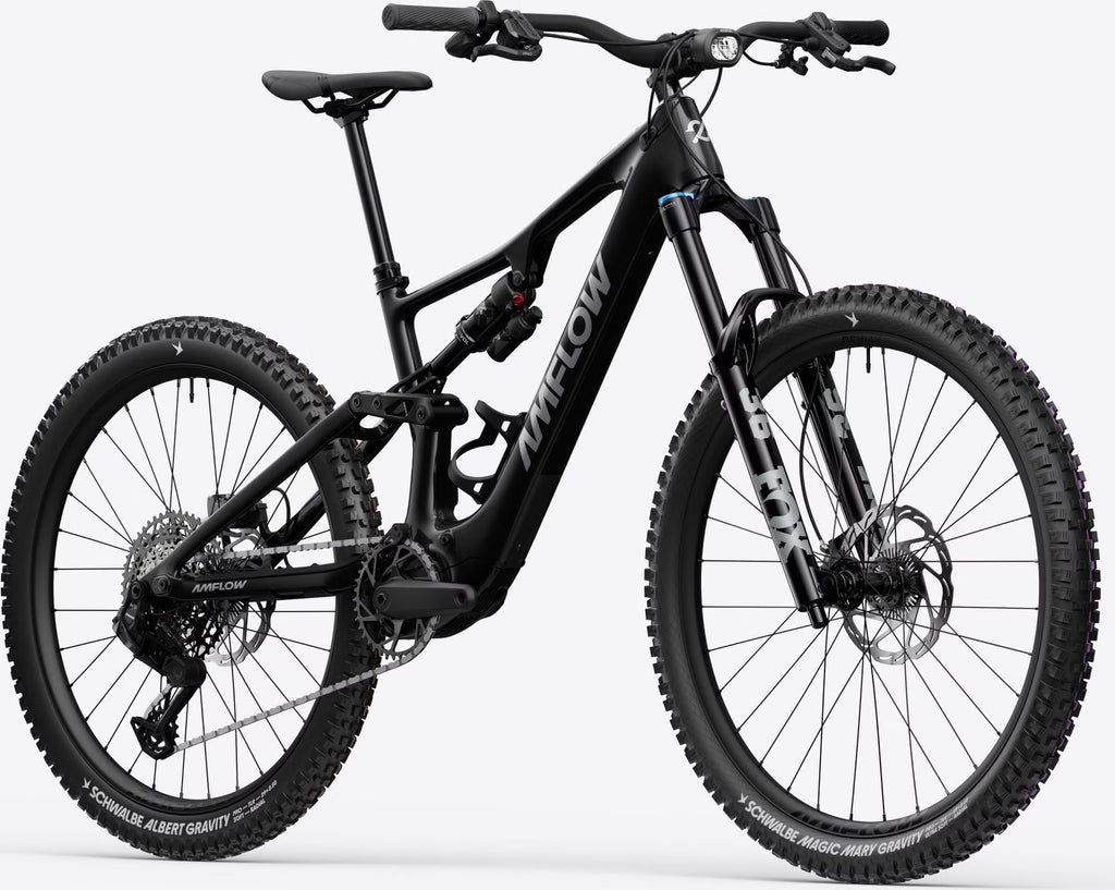 Amflow PX Carbon – VTT Électrique Tout-Suspendu DJI Avinox 150 Nm 700Wh SRAM Eagle AXS 29"/27.5" – Noir 2026