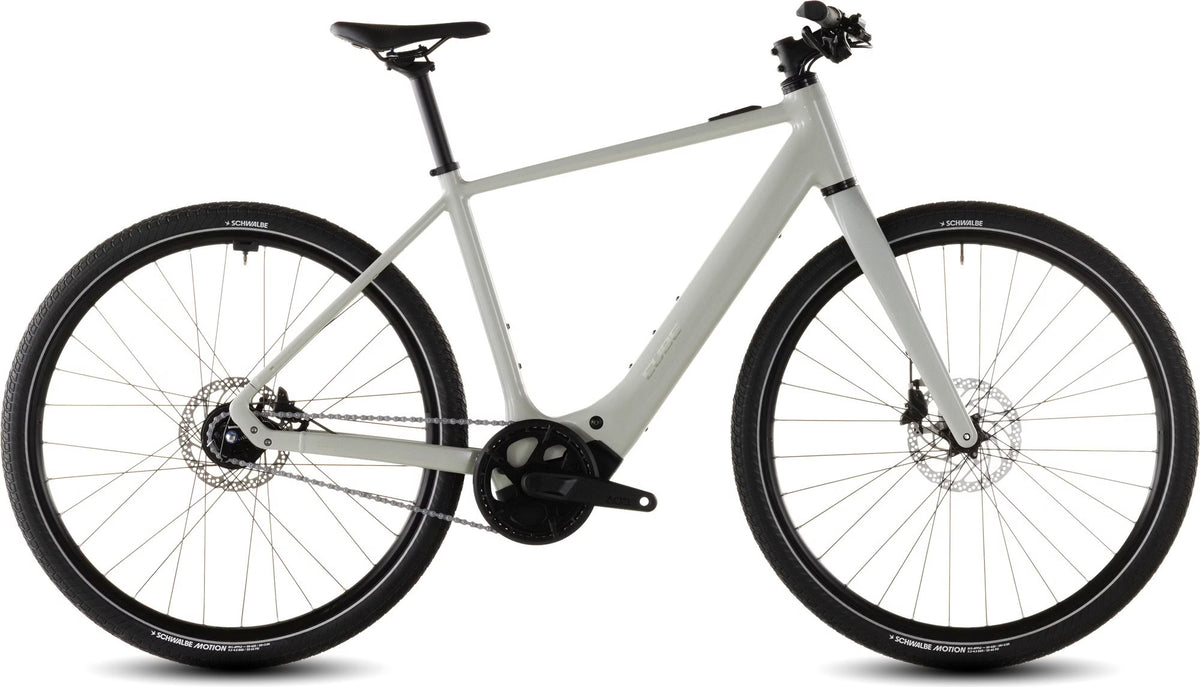 Vélo Fitness Électrique Cube Editor Hybrid SLX 400X Shimano Alfine 8V 400Wh 700mm Vert Beige Reed 2026