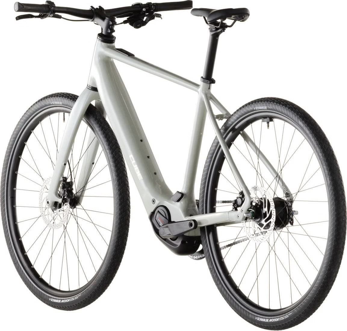 Vélo Fitness Électrique Cube Editor Hybrid SLX 400X Shimano Alfine 8V 400Wh 700mm Vert Beige Reed 2026