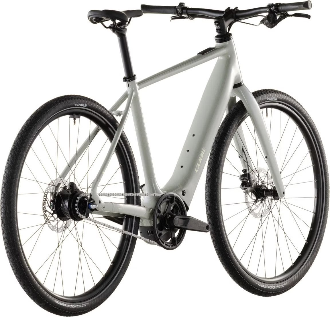 Vélo Fitness Électrique Cube Editor Hybrid SLX 400X Shimano Alfine 8V 400Wh 700mm Vert Beige Reed 2026