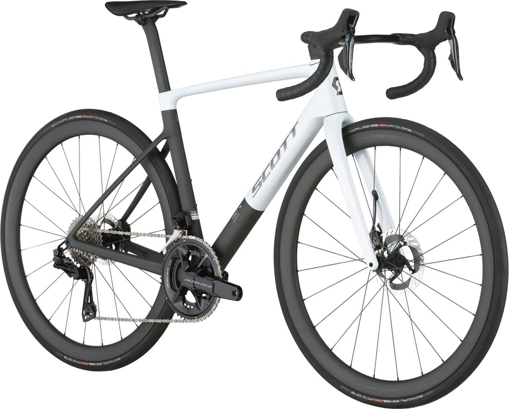 Vélo de Route Scott Addict RC Pro Shimano Dura-Ace Di2 12V 700 mm Blanc/Noir 2026
