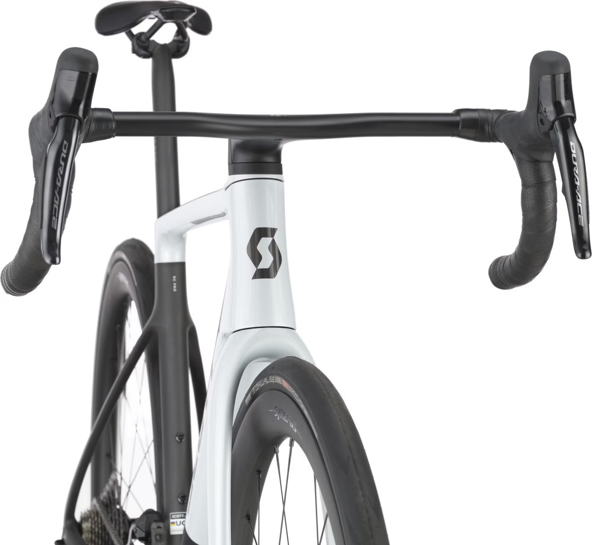 Vélo de Route Scott Addict RC Pro Shimano Dura-Ace Di2 12V 700 mm Blanc/Noir 2026