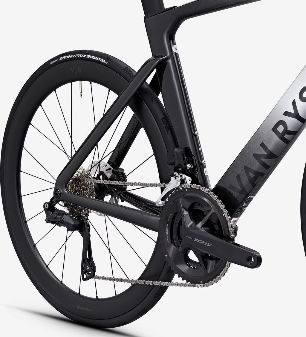 Vélo de Route Van Rysel RCR-F Pro Shimano 105 Di2 12V 700 mm Gris Lunaire 2026
