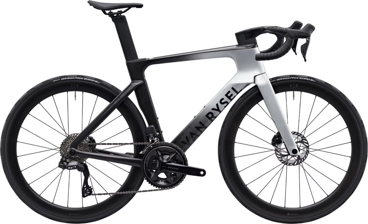 Vélo de Route Van Rysel RCR-F Pro Shimano 105 Di2 12V 700 mm Gris Lunaire 2026