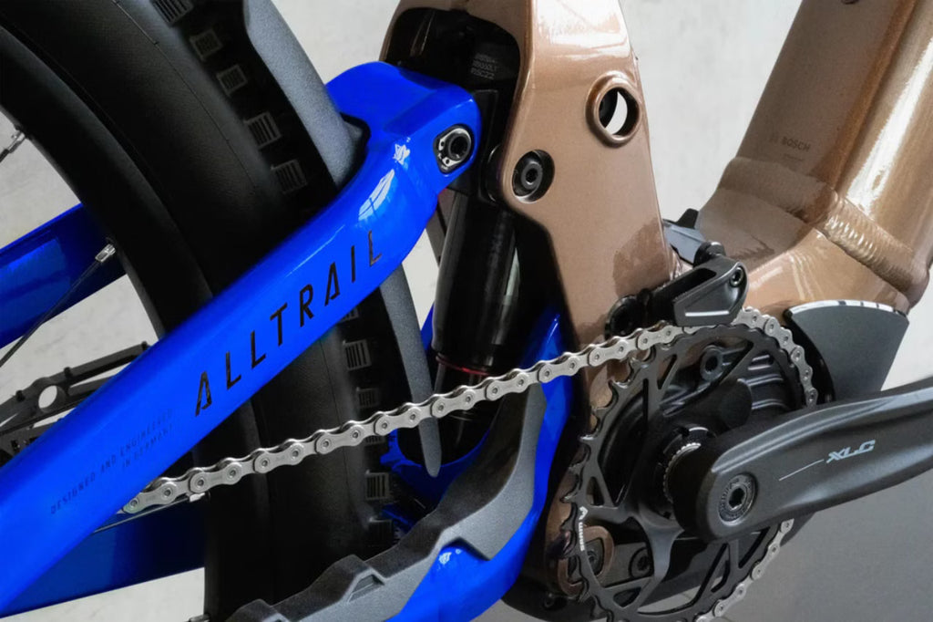 Haibike AllTrail 6 29"/27.5" VTT Électrique Tout-Suspendu Bosch 800 Wh Marron/Bleu 2026