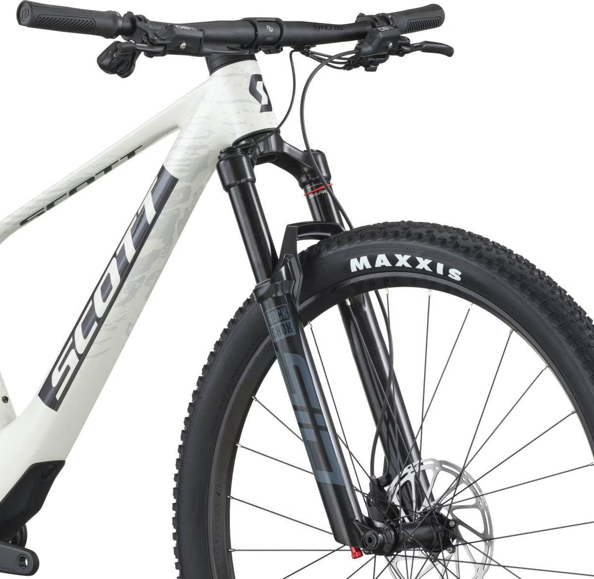 Scott Spark RC Team – VTT XC Tout-Suspendu Carbone SRAM S1000 Eagle AXS 12v 29" – Blanc/Gris 2026