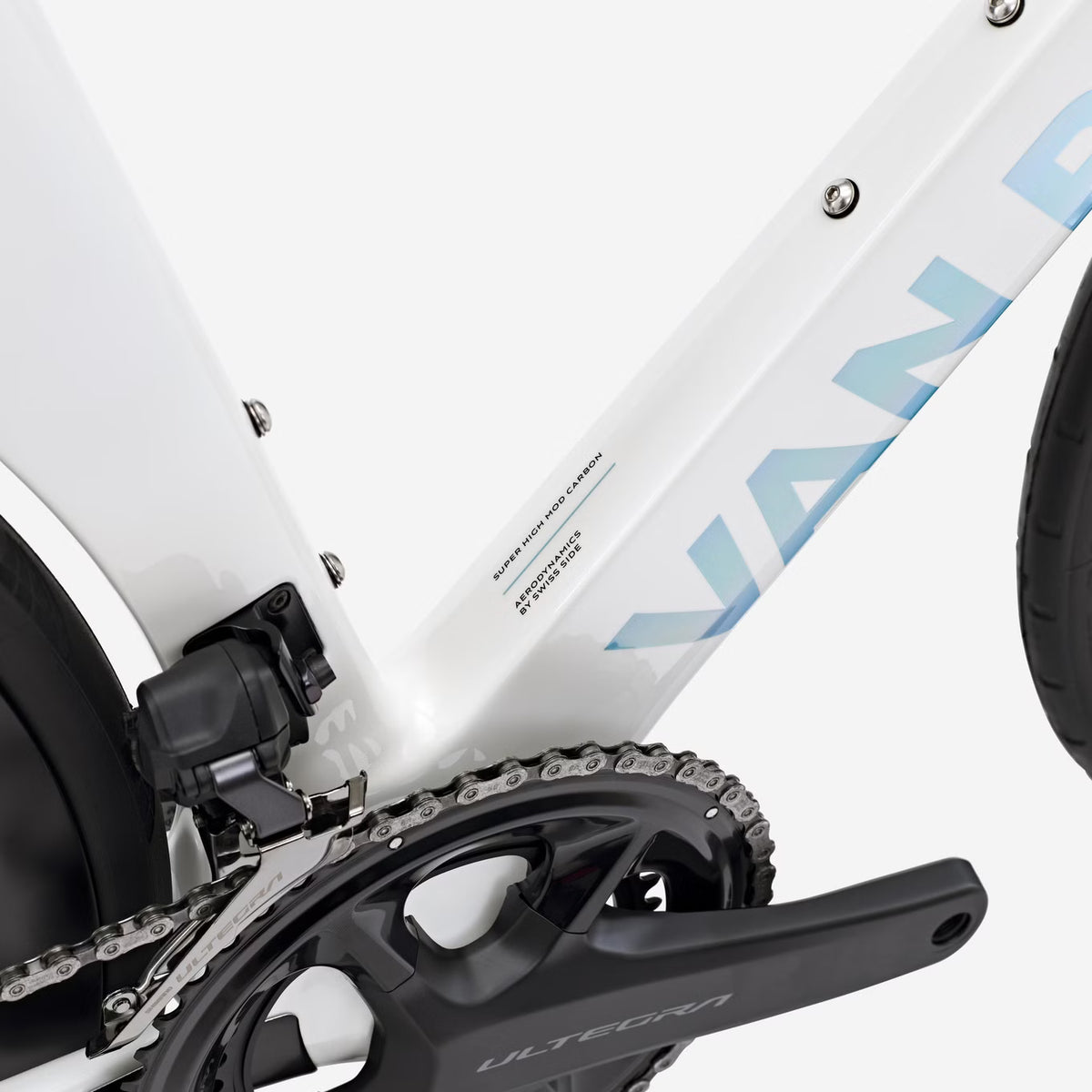 Vélo de Route Van Rysel RCR-F Pro Shimano Ultegra Di2 12V 700 mm Blanc